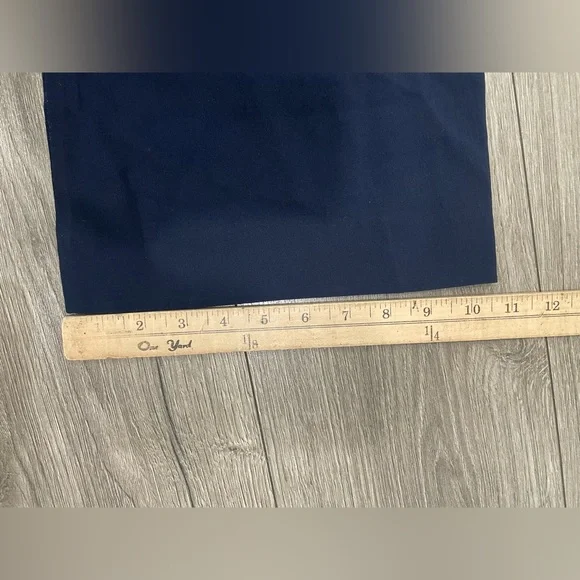 Veronica Beard Navy Blue Pearl Accent Adley Wide Leg Sailor Pants 6 - Picture 7 of 11